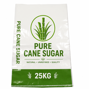 Sac en PP tissé naturel BOPP sur mesure pour sucre, sac d'emballage <span class=keywords><strong>de</strong></span> 25 kg avec impression couleur intégrale pour sucre <span class=keywords><strong>de</strong></span> canne raffiné - Product Image 2
