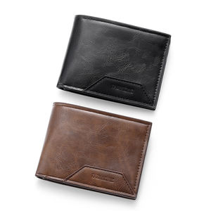 <span class=keywords><strong>Portefeuille</strong></span> Homme Court Multi-positions Texture Transfrontalière TAOMICMIC, Porte-cartes d'identité Décontracté, Grande Capacité Billets, Ultra-fin, Monnaie - Product Image 6