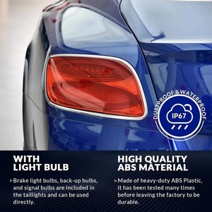 Nuovo Gruppo Ottico Posteriore per Bentley <span class=keywords><strong>Continental</strong></span> <span class=keywords><strong>GT</strong></span> 2012-2017, Fanale Posteriore Rosso 3W3945095R 3W3945096R, Lato Sinistro e Destro, Ricambi Auto - Product Image 3