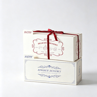 Boîte Cadeau Minimaliste de Qualité Alimentaire pour Nougats, Biscuits, Caramel, Flocons de Neige Croustillants, Lait et Dattes - Vente en Gros Fabricant