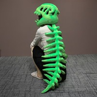 Çok Satan İnternet Fenomeni Çin Dinozor Parkı İskelet Başlığı Cosplay Yetişkin Çocuk Oyuncak Bebek Plastik Oyuncaklar 14 Yaş ve Üzeri