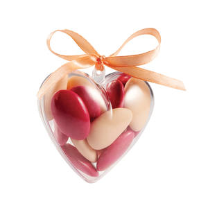 Rond Macaron Vide En Forme de Coeur Doux Boîtes à Cadeaux Bon Marché - Product Image 1