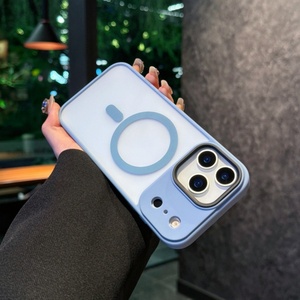 2025 Skin Feel Acrylic <b>PC</b> Magnetic <b>Wireless</b> Charged Frosted Shockproof Cover Matte Frosted Phone Case for iPhone 17 Pro Max - Product Image 6