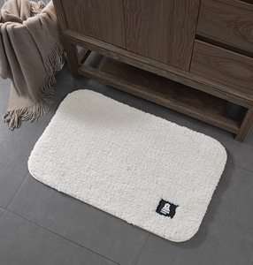 תוספת אמבטיה גדולה ללא להחליק 100x40 ס "מ שתי סטים סופג אמבטיה אמבט מחצלת נגד החלקה shaggy מקלחת יבשה - Product Image 2