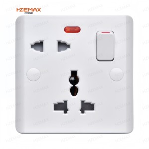 Điều khiển điện tử chỉ số ánh sáng trang trí 5 Giao Diện Anh tiêu chuẩn của tường chuyển đổi và ổ cắm - Product Image 1