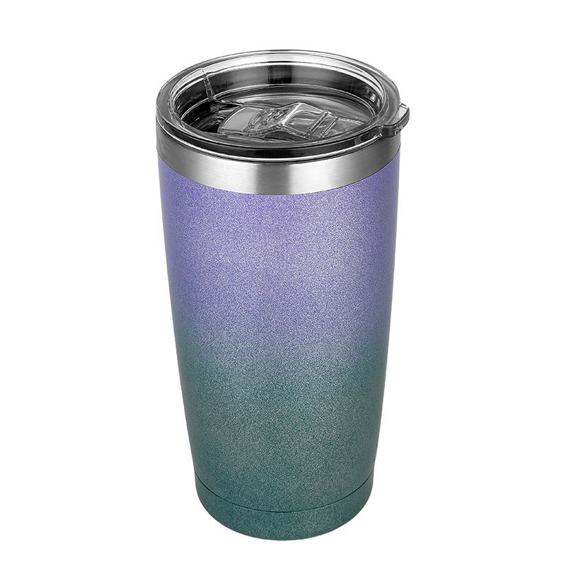 Peinture arc-en-ciel dégradé violet-vert