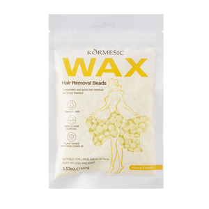 KORMESIC Vente en gros 100g Perles de cire dépilatoire au miel, toucher soyeux et lisse, apaisantes, douces et apaisantes, sans bandes, pour l'épilation - Product Image 5
