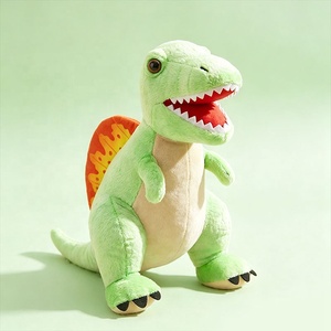 Peluche de dinosaure personnalisée, peluche douce de pterosaure, parasaurolophus, spinosaure, ankylosaure, peluche de zoo, cadeau pour enfants, OEM ODM - Product Image 4