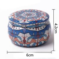 Grosir Kaleng Timah Lilin Wangi Bulat Kaleng Logam 4.4Oz Kaleng Timah dengan Tutup untuk Pembuatan Lilin