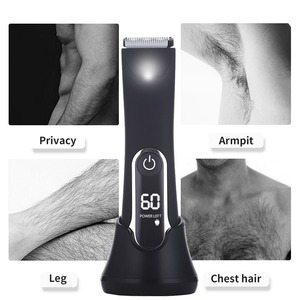 Recortadora Corporal Profesional para Hombre, Inalámbrica, Resistente al Agua IPX7, Carga Rápida, Cuchilla <span class=keywords><strong>de</strong></span> Cerámica, Herramienta <span class=keywords><strong>de</strong></span> Aseo para Barba, Ingle y Vello Púbico - Product Image 4