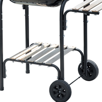 B chine petit acier en fonte rotatif maison pliable rotatif Portable Mini charbon de bois construit barbecue grilles ensemble intérieur extérieur