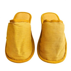 Hotel Spa Shoes Canvas Slip-On Slippers With EVA Outsole All Seasons Comfortable Indoor Shoes <b>Cheap</b> Rate Made in BD - Product Image 6