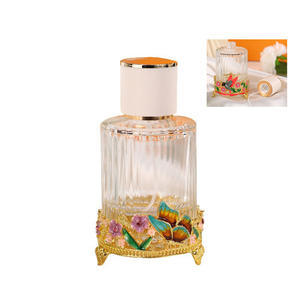 Flacon de parfum cylindrique vide de 50 ml avec bouchon - Product Image 3