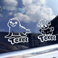 Autocollants de voiture personnalisés populaires, résistants aux UV et imperméables, avec logo sur mesure, décalcomanies pour pare-brise, vinyle décoratif à transfert UV