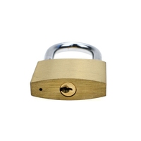 Cadenas en laiton YH1268, cadenas robuste, mini cadenas et clé avec 3 clés