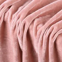 Di modo Respirabile Molle Liscio 100% Tessuto In Velluto di Seta Per Il Vestito Da Sera