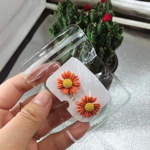 Doc bán buôn trong suốt PVC Văn Học niêm phong túi đồ trang sức bao bì dây kéo màu trắng túi Clip niêm phong Pouch - Product Image 5