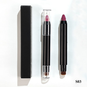 Stick de fard à paupières et d'illuminateur crème scintillant imperméable à double extrémité, marque privée - Product Image 5