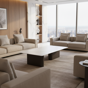 Set Tavolo da Pranzo in Marmo Italiano di Alta Qualità, Arredamento in Pietra Naturale per Hotel e Appartamenti - Product Image 6