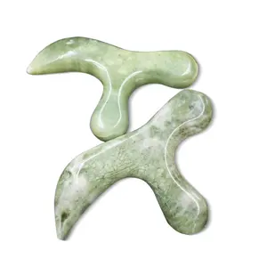 Fabriek Groothandel Natuurlijke Xiu Yan Jade Voetmassage Tool Terug Gua Sha Massager Voor Relax