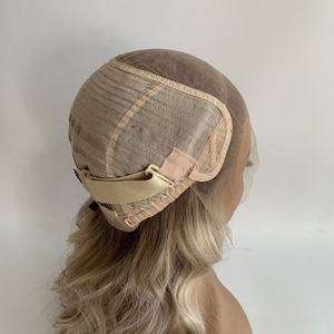 Parrucca Frontale in Pizzo HD, 100% Capelli Umani Europei Vergini con Cuticole Allineate, <span class=keywords><strong>Biondo</strong></span> <span class=keywords><strong>Platino</strong></span> con Riflessi, <span class=keywords><strong>Parrucche</strong></span> Frontali in Pizzo - Product Image 2
