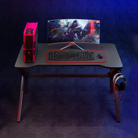 Table de jeu informatique moderne, bureau PC, bureau de chambre à coucher, bureau de bureau, table de jeu vidéo domestique
