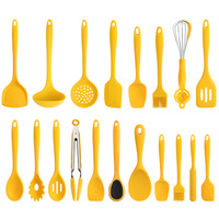 Spatule en silicone antiadhésive, portable, pour la cuisine domestique, ustensiles de cuisine chinois classiques, passe au lave-vaisselle, écologique, 33x10cm