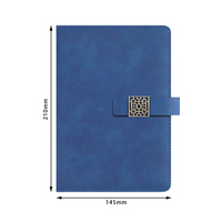 Carnet en cuir personnalisé PQ, carnet à couverture plate personnalisable, ensembles cadeaux, fournitures scolaires, tissu écologique, couleurs personnalisables