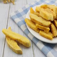 Krokante Vruchten Chips Gevriesdroogde Mango
