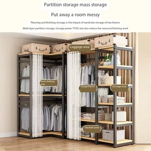 Muestra Gratuita: Armario Portátil para Ropa, Organizador <span class=keywords><strong>de</strong></span> Ropa, Exhibidor para <span class=keywords><strong>Tienda</strong></span> <span class=keywords><strong>de</strong></span> Ropa - Product Image 3