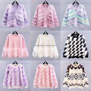 <span class=keywords><strong>Cardigan</strong></span> da <span class=keywords><strong>Donna</strong></span> in Maglia Larga e Comoda, Personalizzato in Fabbrica, alla Moda, di Alta Qualità, Tinta Unita, <span class=keywords><strong>con</strong></span> <span class=keywords><strong>Cintura</strong></span>, Taglie Forti, Vendita all'Ingrosso - Product Image 3