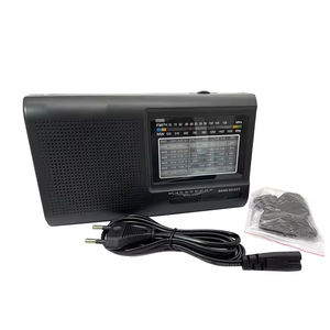 Radio portable populaire à son parfait, faible bruit, antenne télescopique rotative à 360 degrés, FM/AM/SW1-7, bande complète - Product Image 4