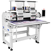 Máquina de Bordar Computarizada MYSEW MJS1202 de Doble Cabezal Dahao A15, 12 Agujas, Recorte Automático, Área de Bordado de 40x50cm, Nueva