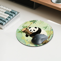 Tapis de souris personnalisé en forme d'animal de dessin animé, tapis de bureau à motif d'anime, tapis de souris en caoutchouc et tissu pour le jeu et le bureau, OEM ODM