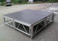 Équipement de salon professionnel en aluminium pour l'extérieur, podium de scène de danse, podium portable, DJ mobile, éclairage, scène de fête de mariage, plateforme