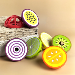 2023 New BPA free <span class=keywords><strong>Silicone</strong></span> bé trái cây <span class=keywords><strong>Teether</strong></span> Đồ chơi bán buôn silicon cấp thực phẩm trung tính trẻ em tay Chew teethers - Product Image 4