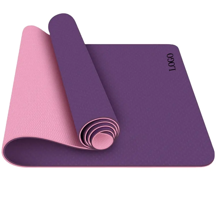 Umwelt freundliche benutzer definierte dicke Sport Workout Pilates Fitness-Fitness-Studio Tpe Tapete Tapis De Yoga Matt Yogamat Yoga matte Yoga-Matte