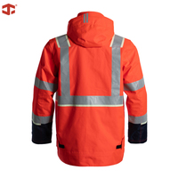 Veste à capuche amovible JIADE en promotion – Veste hardshell pour homme avec bandes réfléchissantes et capuche détachable pour vêtements de travail