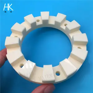Manufactory industrial 99% aluminum oxide ceramic custom gear ring loop