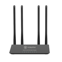Routeur sans fil double bande AC1200, 4 antennes 5dBi, 1WAN+3LAN Gigabit, montage mural ou sur bureau, 802.11ac MT7621DAT HZY-WR619V2