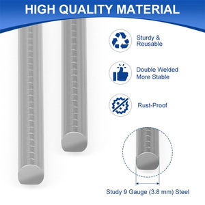 Heavy-Duty Metal Support 4mm Corrugated Advertising Board Pillar Bracket H <strong>Wooden</strong> <strong>Stake</strong> <strong>for</strong> Yard Sign <strong>Garden</strong> Supply - Product Image 5