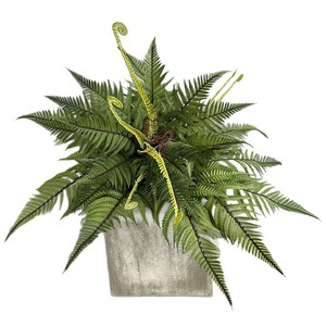 Forêt Style Aménagement Paysager Plante Artificielle Tête De Singe Vert Fougère avec Herbe Fleur Faux Herbe Feuille Coin Vert Plante Matériel - Product Image 5
