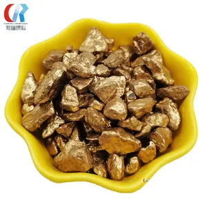 Factory direct supply high quality gold coated crushed glass chipping glass sand
