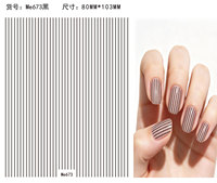 Autocollants pour ongles à rayures verticales dorées et argentées, autocollants pour ongles à chaud, autocollants holographiques pour manucure, fournitures d'art pour ongles