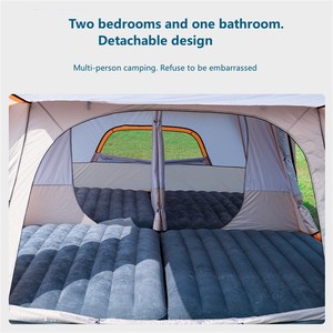 Sxniao dört sezon açık kamp çadır <span class=keywords><strong>2</strong></span> odaları 1 oturma odası için ekstra büyük su geçirmez UV koruma yaz yapımı Oxford kumaş - Product Image 4