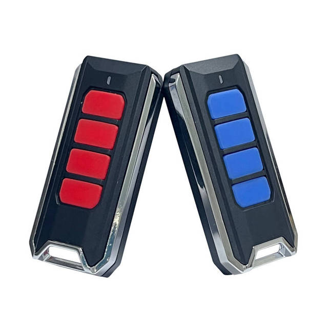 2025 New Design Wireless Remote Control 433/315MHz RF 4 Buttons Copy Code Feature for Electric Gate Garage Door Made Metal