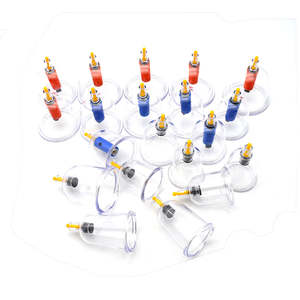 Ensemble de ventouses professionnelles pour la thérapie par ventouses, 18 ventouses, pour le traitement anti-cellulite du corps et la relaxation musculaire - Product Image 1