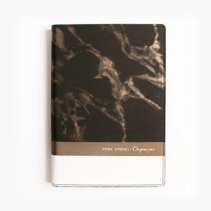 Libreta de Negocios de Lujo con Tapa Dura de Cuero Premium, Color Oro Rosa y Mármol Negro Dorado - Product Image 3