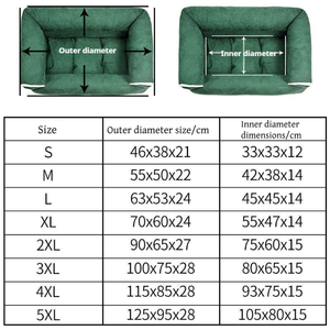 Neuheiten Ortho pä disches Hunde bett Four Season Universal Soft Mittelgroße Haustier möbel Luxus-Sofa couch für zu Hause - Product Image 4