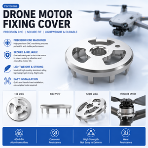 personnalisés Pièces CNC suisses Arbre de petit diamètre Composants de drone Couvercle de fixation   drone Pièces de drone - Product Image 3